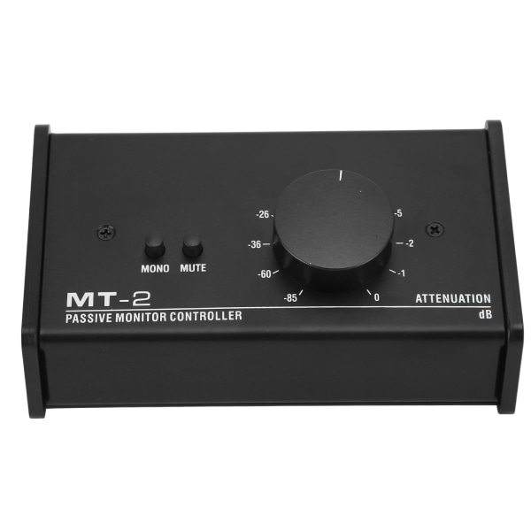 Passiv monitorstyrenhet XLR och 3,5 mm gränssnitt Stor volymknapp Mute-kontroll Passiv stereovolymkontroll