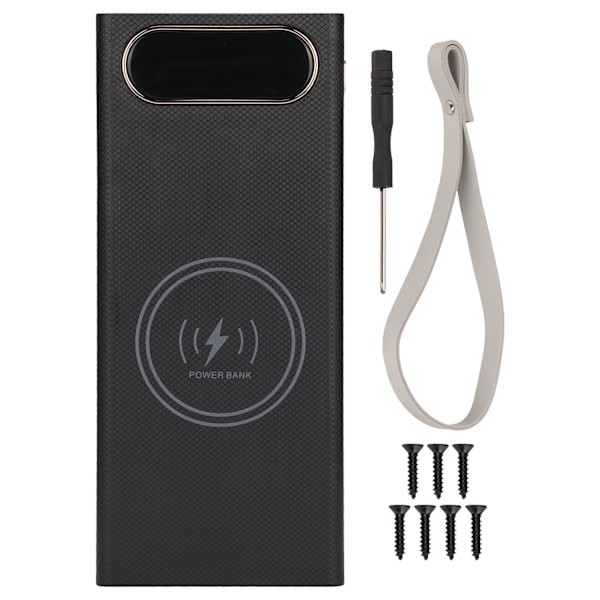 L16 QC 22.5W+15W Langaton latauslaatikko 16x18650 Akkulaatikko DIY Power Bank Matkapuhelimille