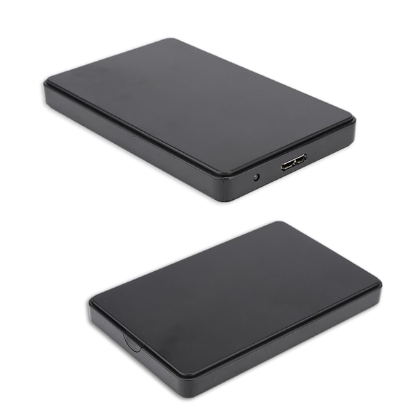 W25Q730M 2,5'' USB3.0 SATA Mobil Hårddisk Box Fodral HDD-hölje Skruvfri Stöd 2TB (Svart