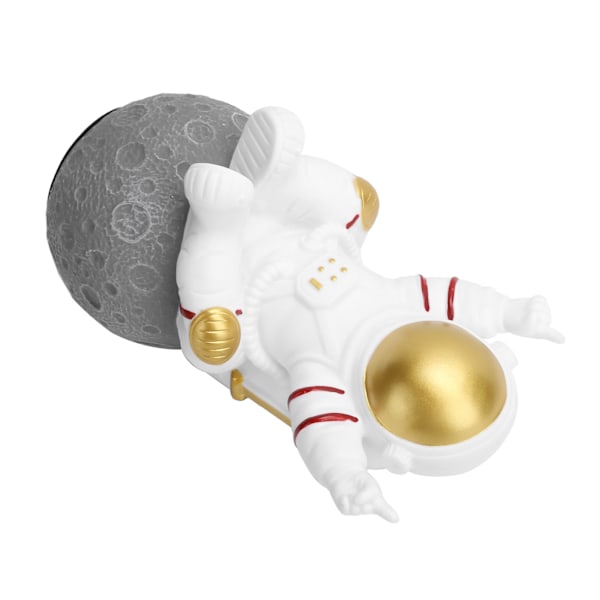 Söpö astronautti langaton Bluetooth-kaiutin TWS Mini kannettava kaiutin FM-muistikortillaKultainen