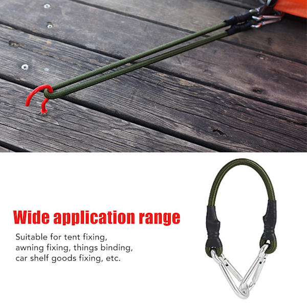 Bungee-köydet, raskaan sarjan joustavat köysihihnat, joissa on karabiinit kattotelineille, telttailuun, retkeilyyn, tavaroiden kuljetukseen pyörällä jne.