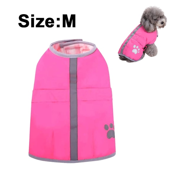 Kylmän sään koiran takit Loft kääntyvä talvi fleece koiran liivi