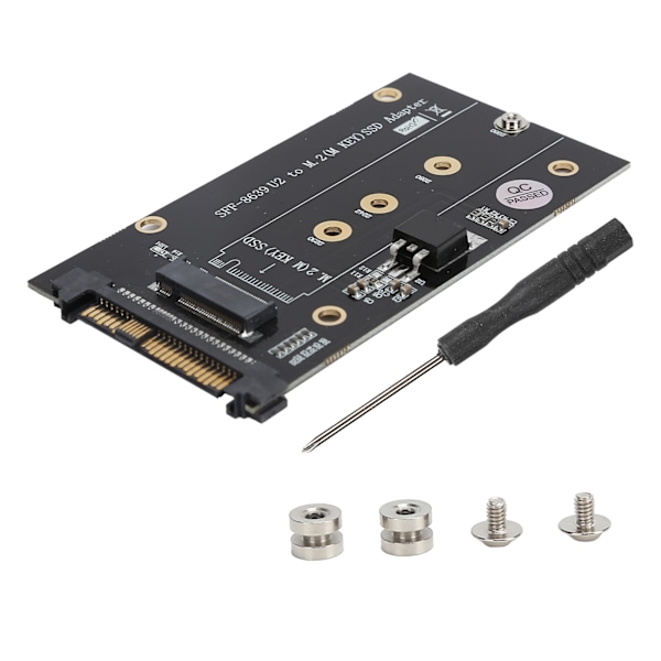 NGFF M.2 Key M SSD - SFF-8639 -sovitin, PCB-emolevy, vaihtoehto Ultrabook Mini SATA -laitteelle