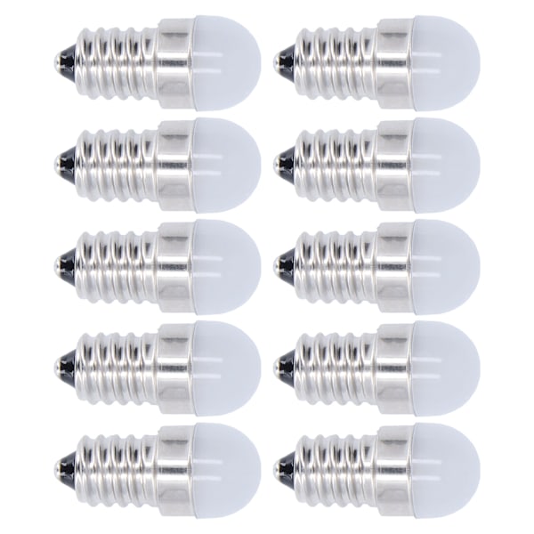10 stk. E14 pærer energibesparende varmt hvidt lys LED små pærer til loftslampe væglampe 500lm 1.5W 24V