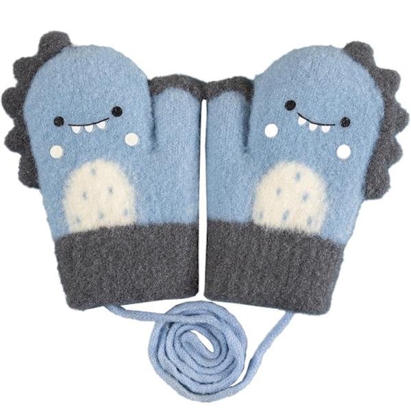 Barnas Vinter Varme Hel Finger Votter Baby Tykk Fleece