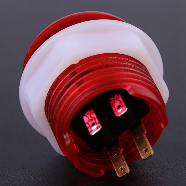 5PC/set LED-upplyst tryckknapp med mikrobrytare för arkadspel