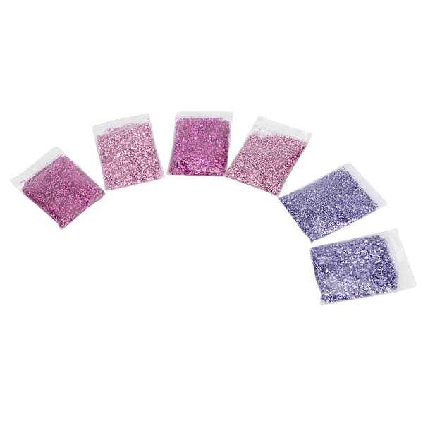 Krossat Glas Hantverksglitter av Högkvalitativt Glasmaterial, Konsttillbehör för Resin, Hemdekoration Vasfyllning Glänsande Nagelpaljetter Flakes för Nagelkonst DIY Smycken