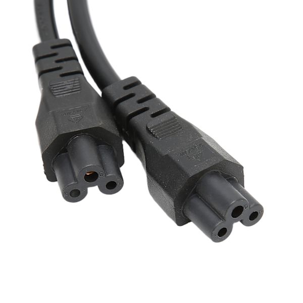 Splitter-strømstikledning IEC320 C14 han til dobbelt IEC320 C5 hun strømkabel til bærbar computerstrømadapter 100-250V