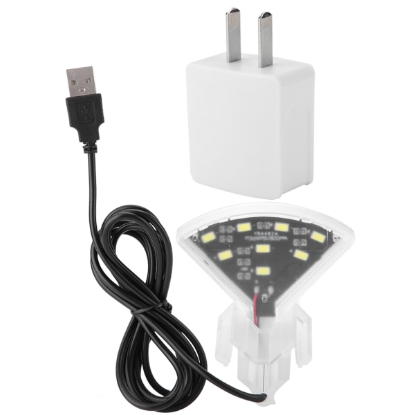 5V USB-akvaario Mini LED -valonheitin Kalasäiliö Veden Kasvit Valo