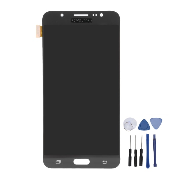 Skärmersättning LCD-skärm Touch Digitizer-enhet för Samsung Galaxy J710Svart