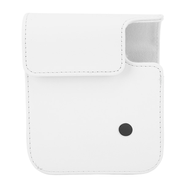 Mini Instant Kamera Beskyttende Taske PU Kamera Etui Med Justerbar Skulderrem Til Fujifilm Instax Mini 12 Kamera Hvid