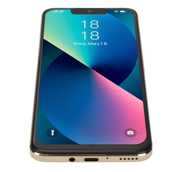 6,2-tums smarttelefon 6 GB och 128 GB 7000 mAh 8 MP och 16 MP MT6889 tiokärnig för Android 11.0-telefon EU 100-240 V