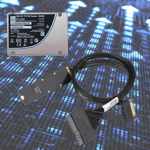U.2 - M.2 -kaapeli SF-8639 Intel 750 P4610 Samsung 983 -liitäntäkaapeli