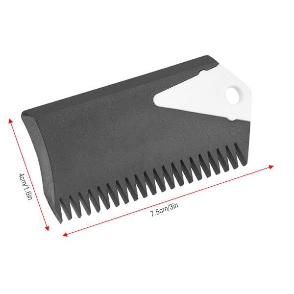 2PCS/Set PVC Surfboard Wax Comb Cleaner Tool Accessory för Surfing Board Skaeboard