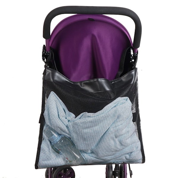 Hanging Breathable Baby Stroller Mesh Storage Bag Wheelchair Portable Storage Bag Organizer