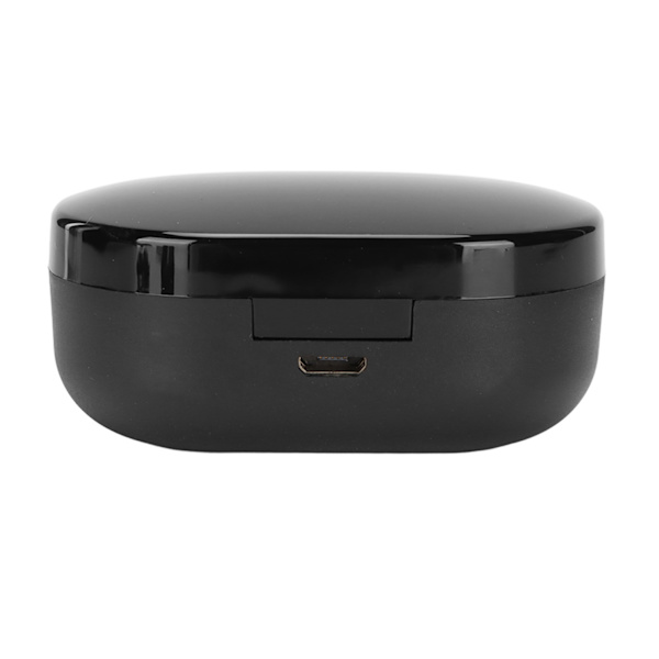 Bluetooth-ørepropper med støykansellering, stereo, innebygd mikrofon, trådløse øretelefoner med ladestasjon for smarttelefoner og nettbrett