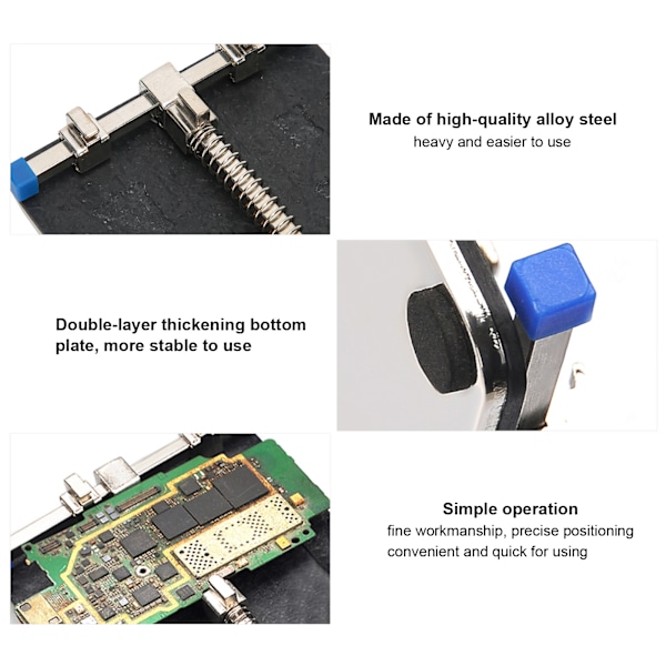 Moderkortshållare PCB Kretskort Arbetsstation Multifunktionell Underhållsplattform för Telefon PC