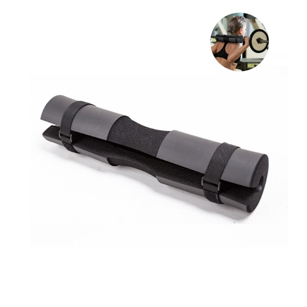 Höftlyftsdyna, Nack- och axelskydd Säkerhetsremmar Skivstångsdyna, Ergonomisk design Högdensitetsskum Vikt Squat Pad, Portabel & Lättviktig För