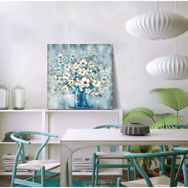 Badrumsdekor Canvas Väggkonst Inramad Vägg