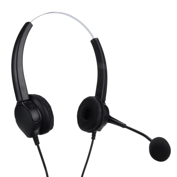 Telefon Headset OmniDirectional Business Office Telefon Call Center Ledningsheadset (VH530DRJ9 (Binaural))