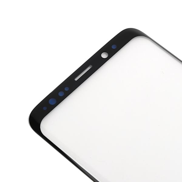 Telefon Baksida Glas Baksida Front Skärm Glas Lins Ersättning Set för Samsung S9+ G965(Blå )