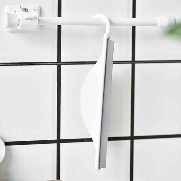 Silikonrakel Handskrapa, Solid Silikon för Portabel Förvaring och Effektiv Rengöring på Glas, Duschskrapa med Ergonomiskt Halkfritt Grepp