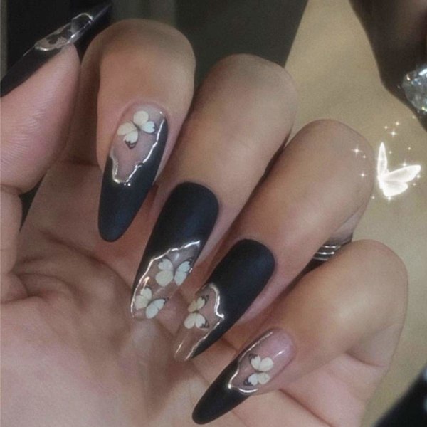 Eleganta akrylnageltippar, matta lösnaglar, perfekta för nagelsalonger och DIY-nagelkonst, lätta att applicera och ta bort, idealisk present till kvinnor och flickor