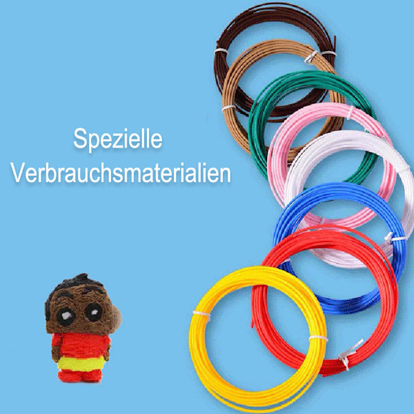 Exklusiva 3D-pennfilamentpåfyllningar, vakuumförpackning, fabriksgaranti, giftfria, säkra för barn, kompatibla med de flesta 3D-skrivare, vakuumförseglade