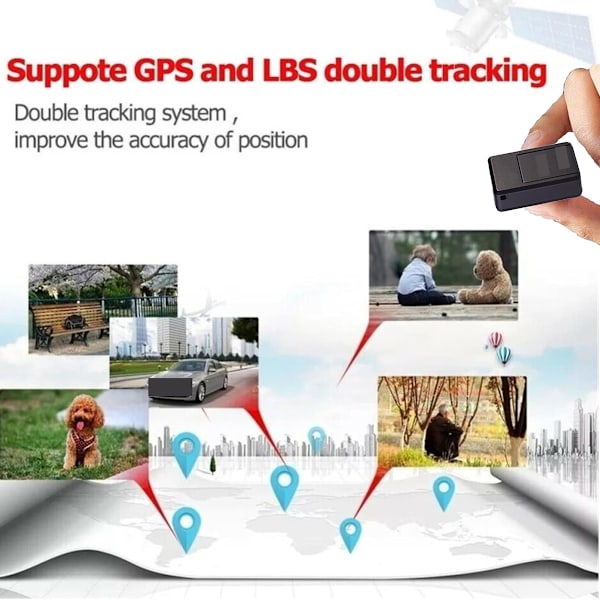 Innovativ GPS-tracker i realtid för ökad säkerhet, magnetisk minidesign säkerställer diskret övervakning, perfekt för fordon, äldre och barn