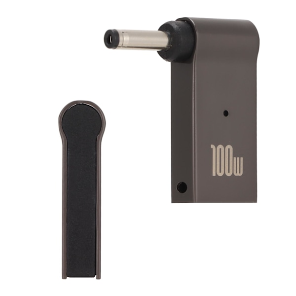 Laptopladdare Adapter Typ C Hona till DC Hane PD Flash Charge Aluminiumlegering 100W Laddningsadapter 3.5x1.35mm