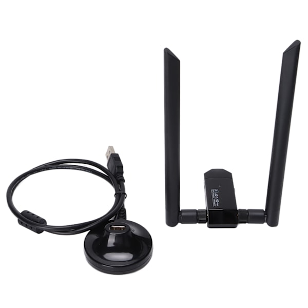 Trådløs netværkskort 1200 Mbps lang rækkevidde dual band trådløs USB WiFi-adapter til pc-desktop