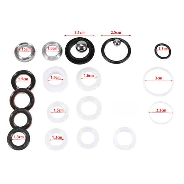 Färgspruta O-ring tätningsringar pump reparation packning kit passar för Ultra 390 395 495 595