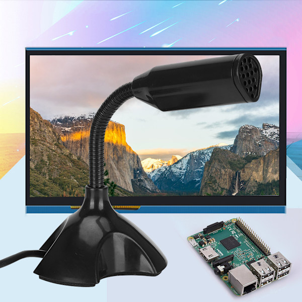 Raspberry Pi 2/3:lle USB-liitä ja pelaa -tietokoneen mikrofoni, ajurivapaa Win XP:lle ja uudemmille