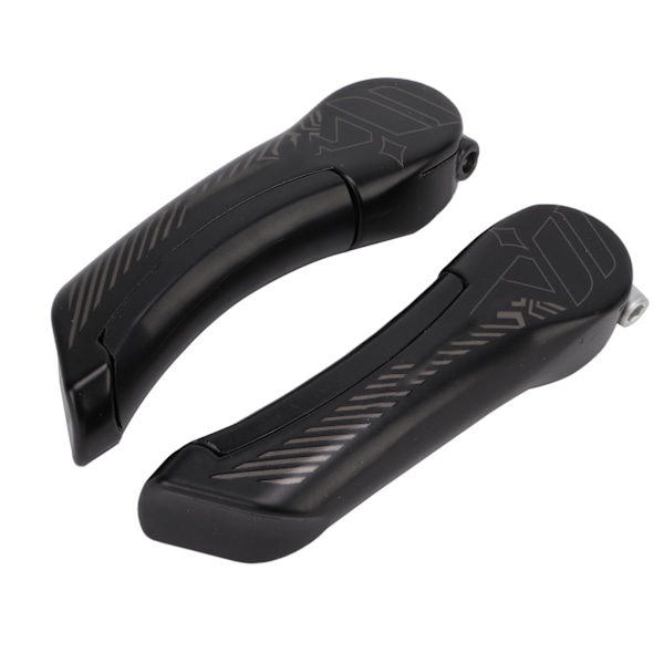 Styrändar för Mountainbike, Lättviktig Ergonomisk Design, Höghållfast Aluminiumlegering, Slät Yta, Multi-Vinkeljustering för Universal 22mm