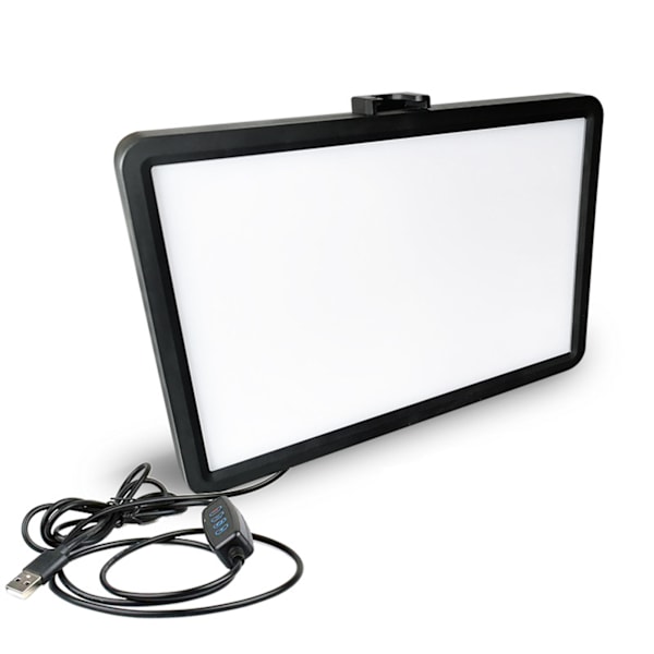 Dimbar LED-panellampa, 8 tum FX Specialeffektläge & Mjuk Diffuser, Idealisk för Spelströmmar, Videoinspelningar och Porträttfotografering