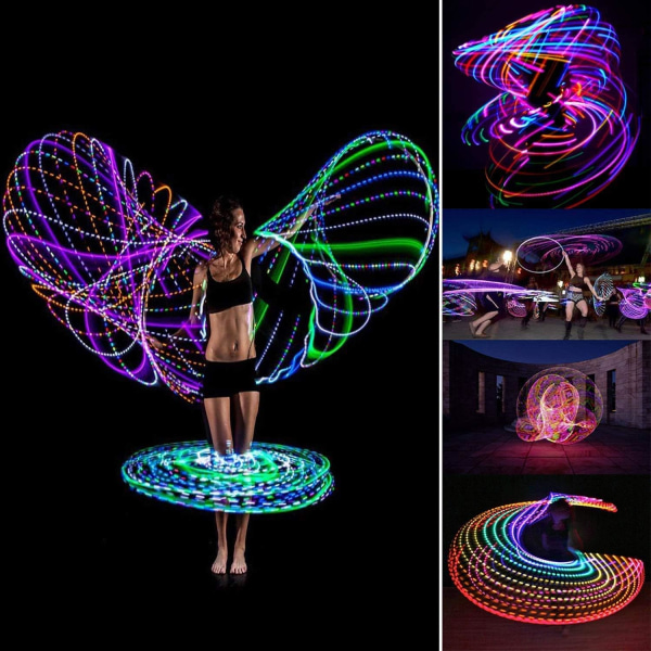 Led Hula Hoop Reifen för barn från 6 år och vuxna Fitn