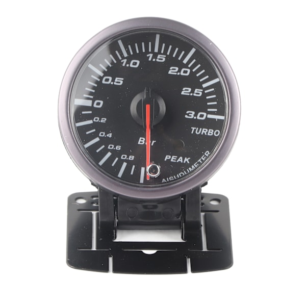 2,5 tommer 60 mm 3,0 bar LED bilmodifikation turbo boost måler pointer DC12V