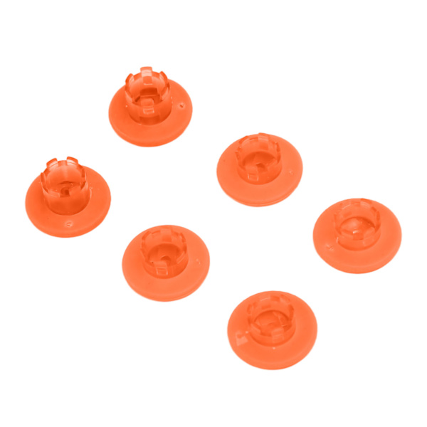 3D Joystick-knappskydd 6 i 1 Förhindrar Glidning Ersättnings Tumgrepp för PS5 Elite-kontroll Orange