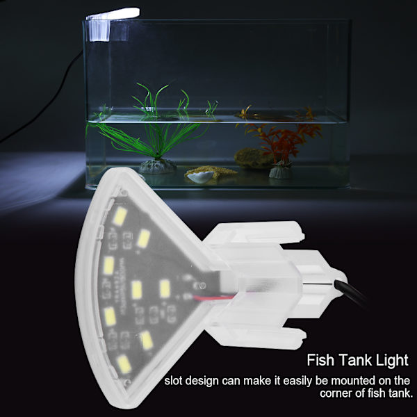5V USB Akvarium Mini LED Spotlight Fisketank Vandplanter Lighti