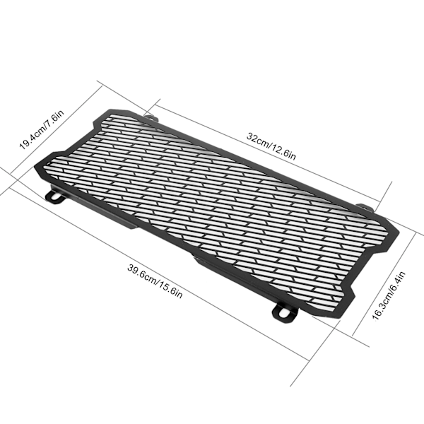 Motorcykelkylare Grill Guard Front Protector Passar för KAWASAKI Z650 2017‑2019