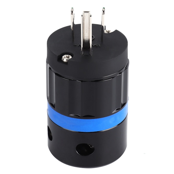 Monosaudio Audio Strömkontakt Ren Koppar Rodiumpläterad Strömkontakt 100250V (M104R (Hane))