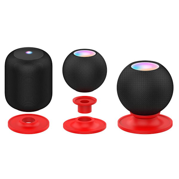 Silikon Anti Slip Pad Kompatibel för HomePod Stöttålig Underlägg Stativ Tillbehör