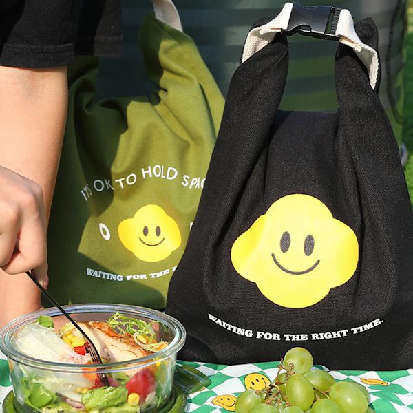 Återanvändbar lunchväska Handväska Tote väska för kvinnor Arbeta picknick eller resa