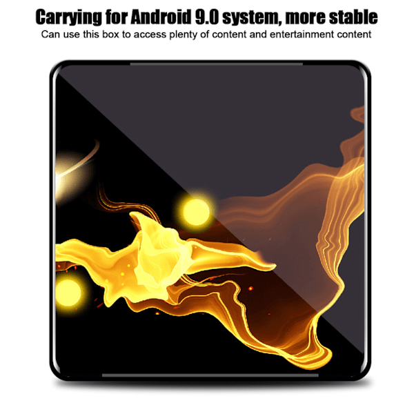 X99 MAX+S905X3 Internet TV-box för Android 9.0 System Dubbelfrekvens WIFI 1000MB 8K4+128GB EU-kontakt