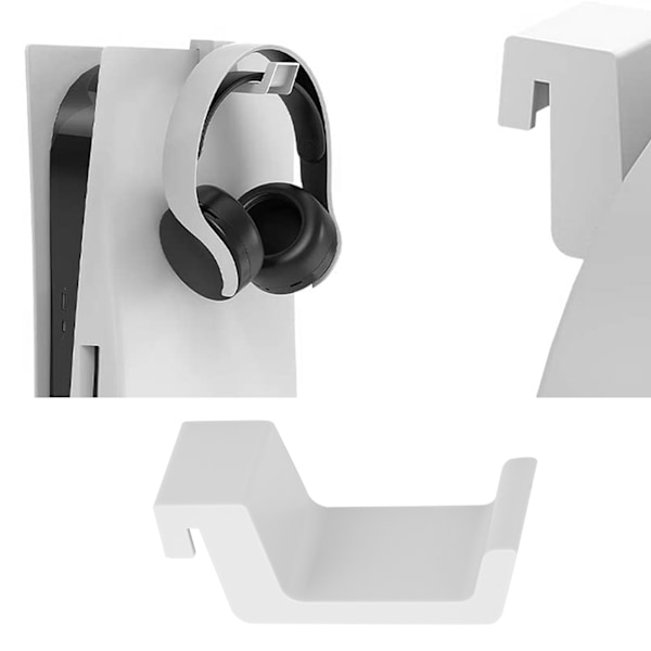 Hodetelefonholder - Holdbar, rask installasjon - Spillhodesettkrokstativ for PS5-spillkonsoll