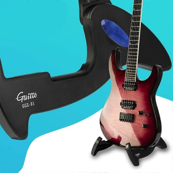 GETIT Akustisk Guitarstativ, A-ramme Foldbart Elektrisk Guitarstativ, Basguitarstativ