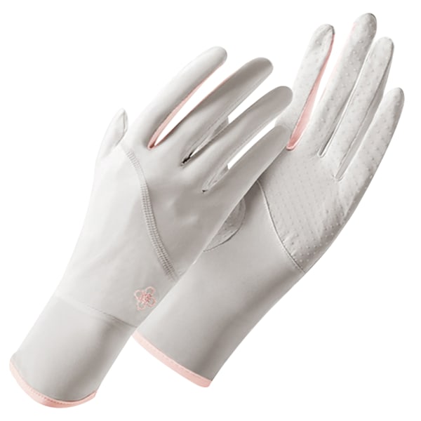 Sun Protective Gloves Ice Silk Cool Breathable Prevent Slip Summer UV Protection Gloves for Cycling Riding Driving