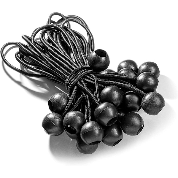 Elastisk Bungee Bollrep, Väderbeständig Kraftig Tältrem för Pålitlig Presenningsfastsättning, Sorterade Storlekar för Anpassade Applikationer, Utdragbar