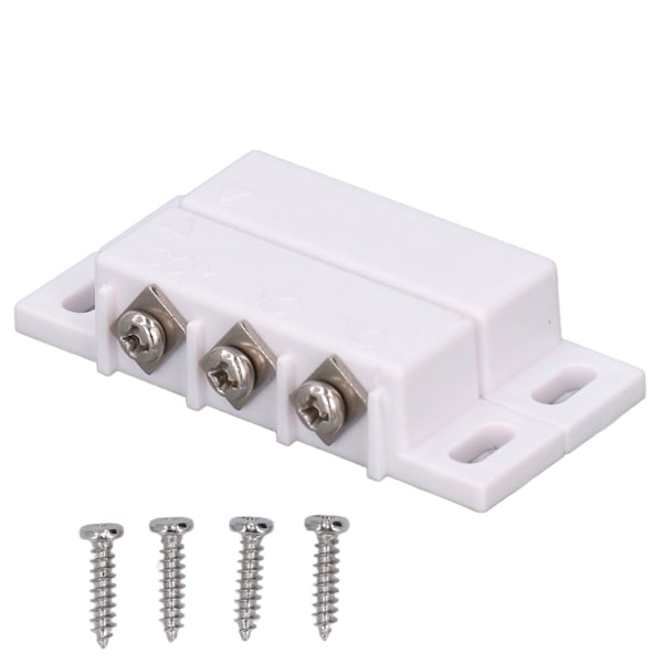 2 sett magnetisk rørsensor NO NC kablet overflatemontert magnetisk kontaktsensor for dørvindu