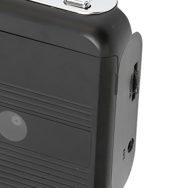 TON007B Bluetooth Kassetteafspiller med Hovedtelefon Auto Reverse Funktion Stereo KassetteafspillerSort